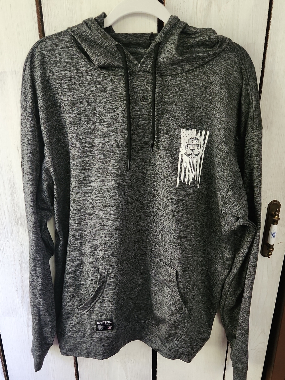 Howitzer American Patriot Pullover Hoodie Mens Size Large